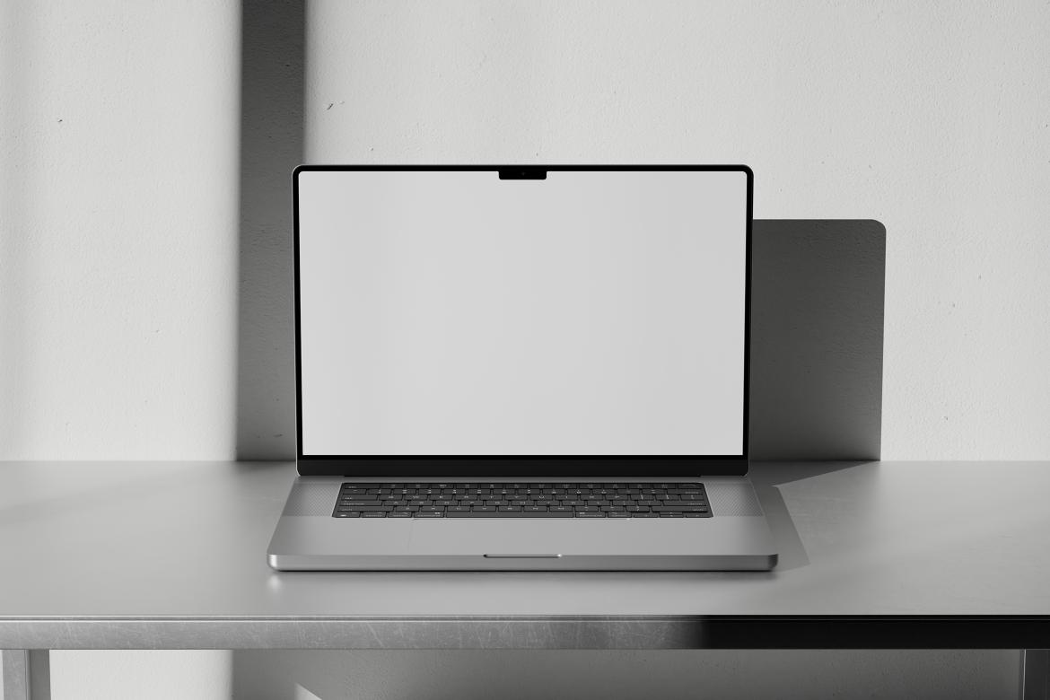 Falk Industrial Macbook Mockup