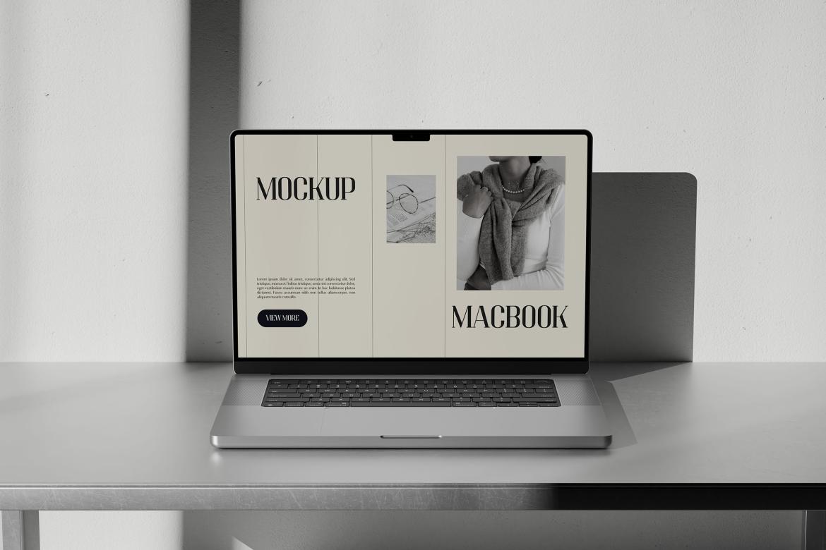 Falk Industrial Macbook Mockup