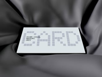 Dark Fabric Business Card 003 - Free Mockup