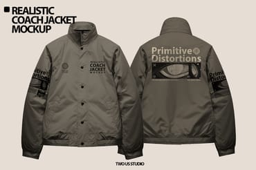 Coach Jacket Mockup