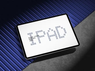 Sharp Edges iPad Pro 12,9"  Free Mockup