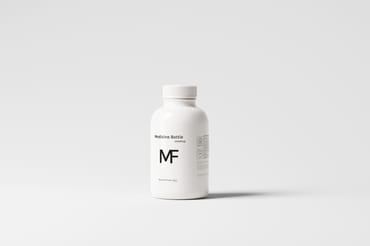 Supplement Pills Medicine Bottle Mockups