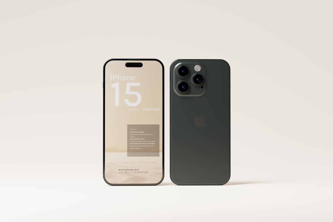 iPhone 15 Mockups