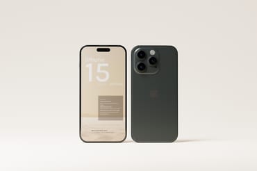 iPhone 15 Mockups