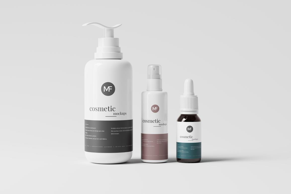 Cosmetic Packaging Mockup Set