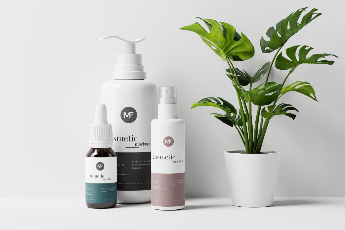 Cosmetic Packaging Mockup Set