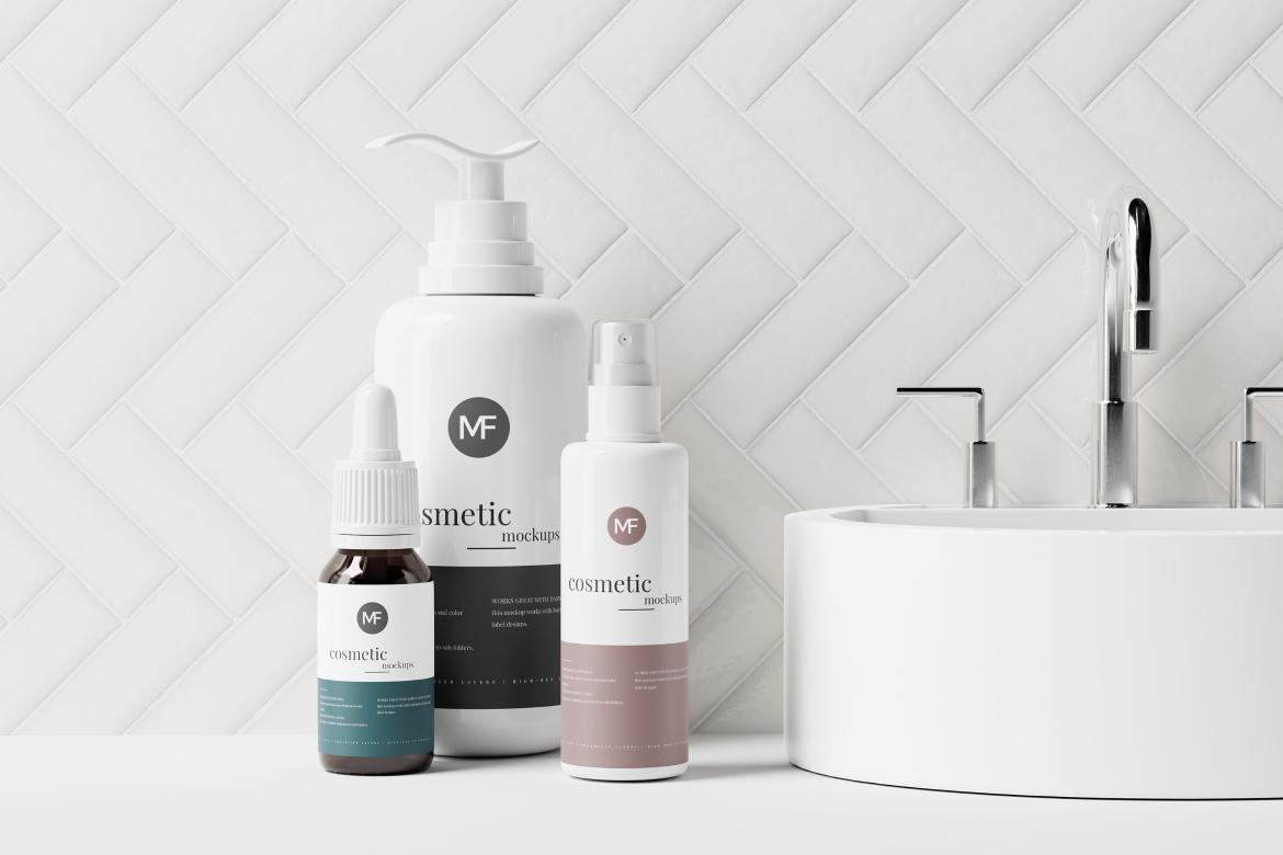 Cosmetic Packaging Mockup Set