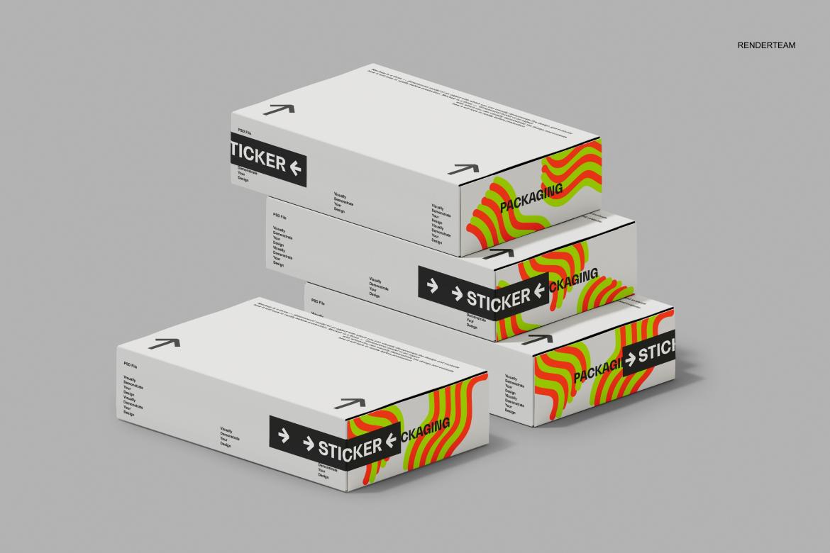 Sushi Box Mockup Set