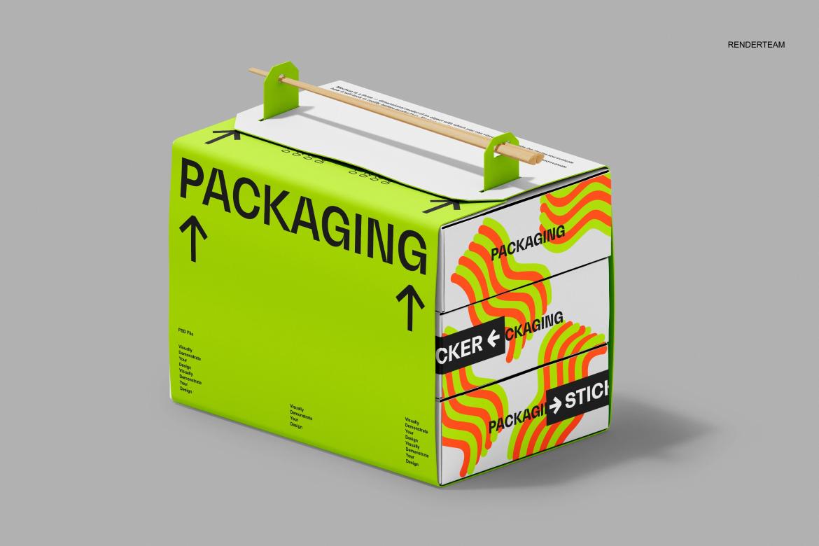 Sushi Box Mockup Set