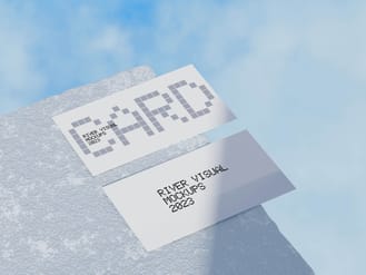 Skies Business Card Free Mockup