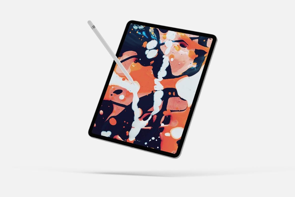 Floating iPad iPhone Device Mockups