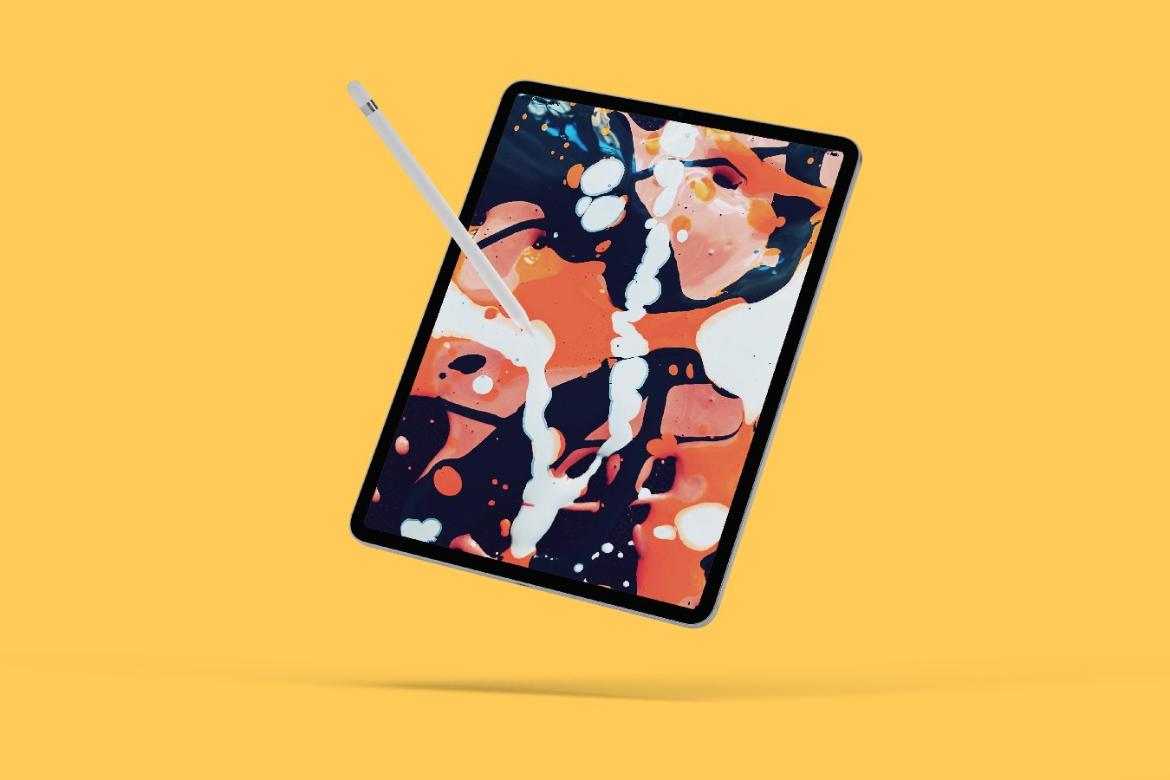Floating iPad iPhone Device Mockups