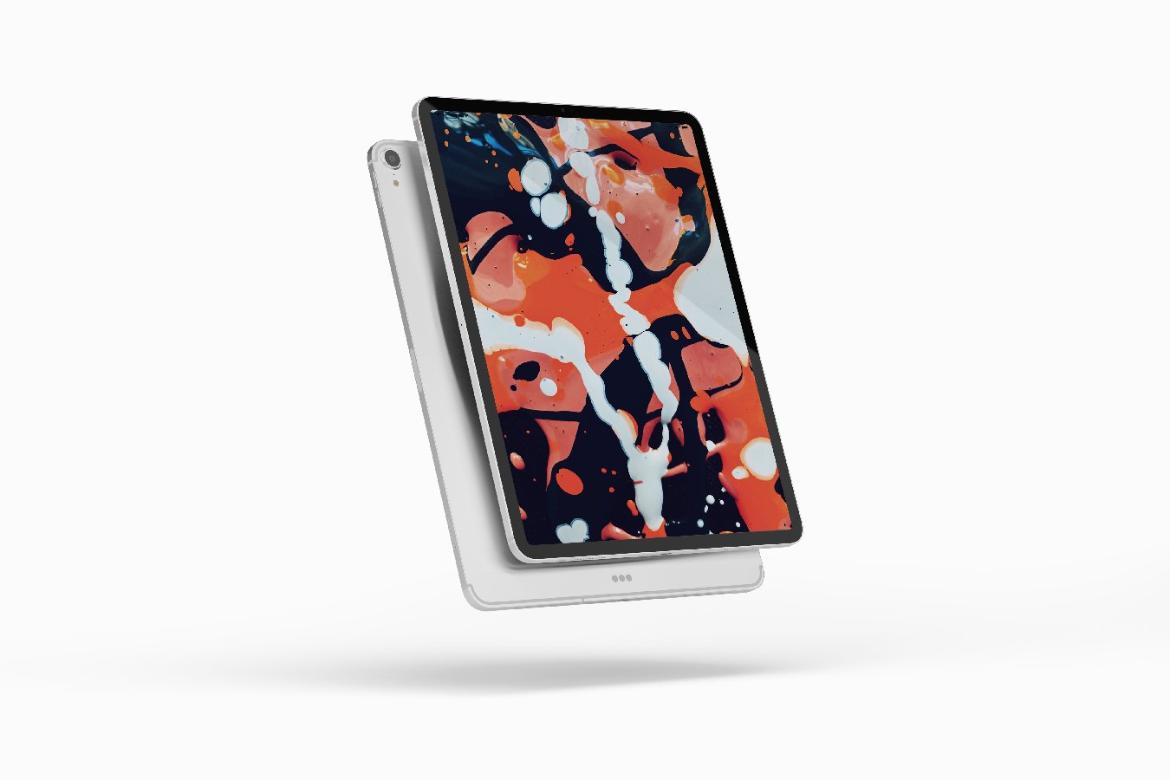 Floating iPad iPhone Device Mockups