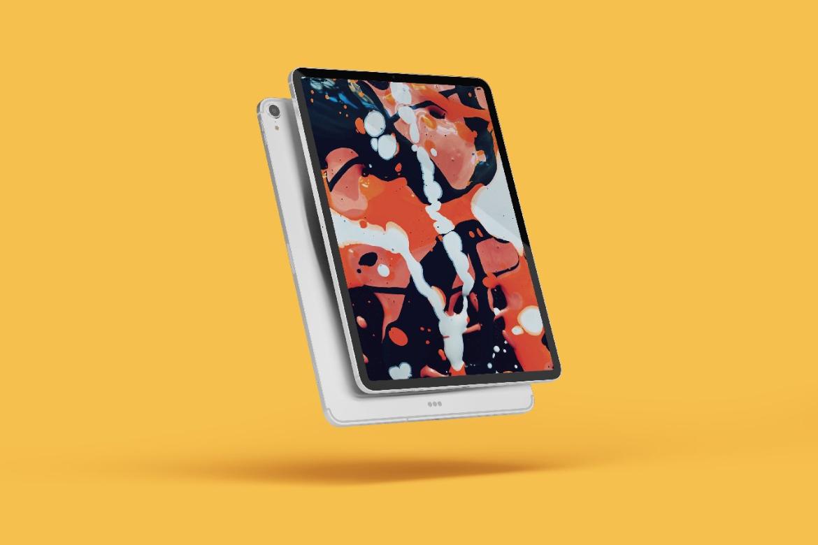 Floating iPad iPhone Device Mockups