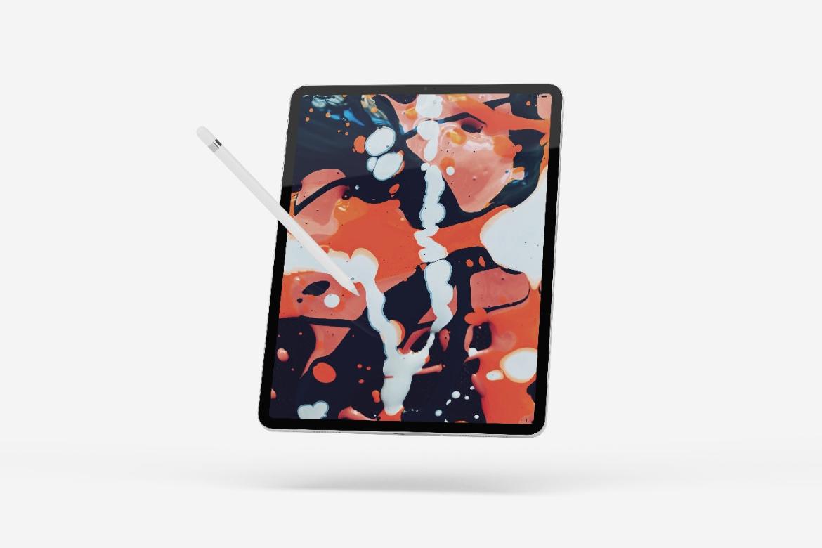 Floating iPad iPhone Device Mockups