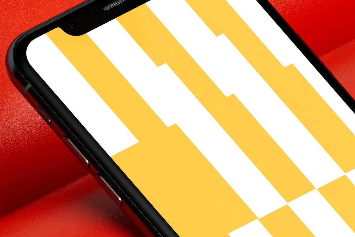 Inflatable iPhone Screen Mockup