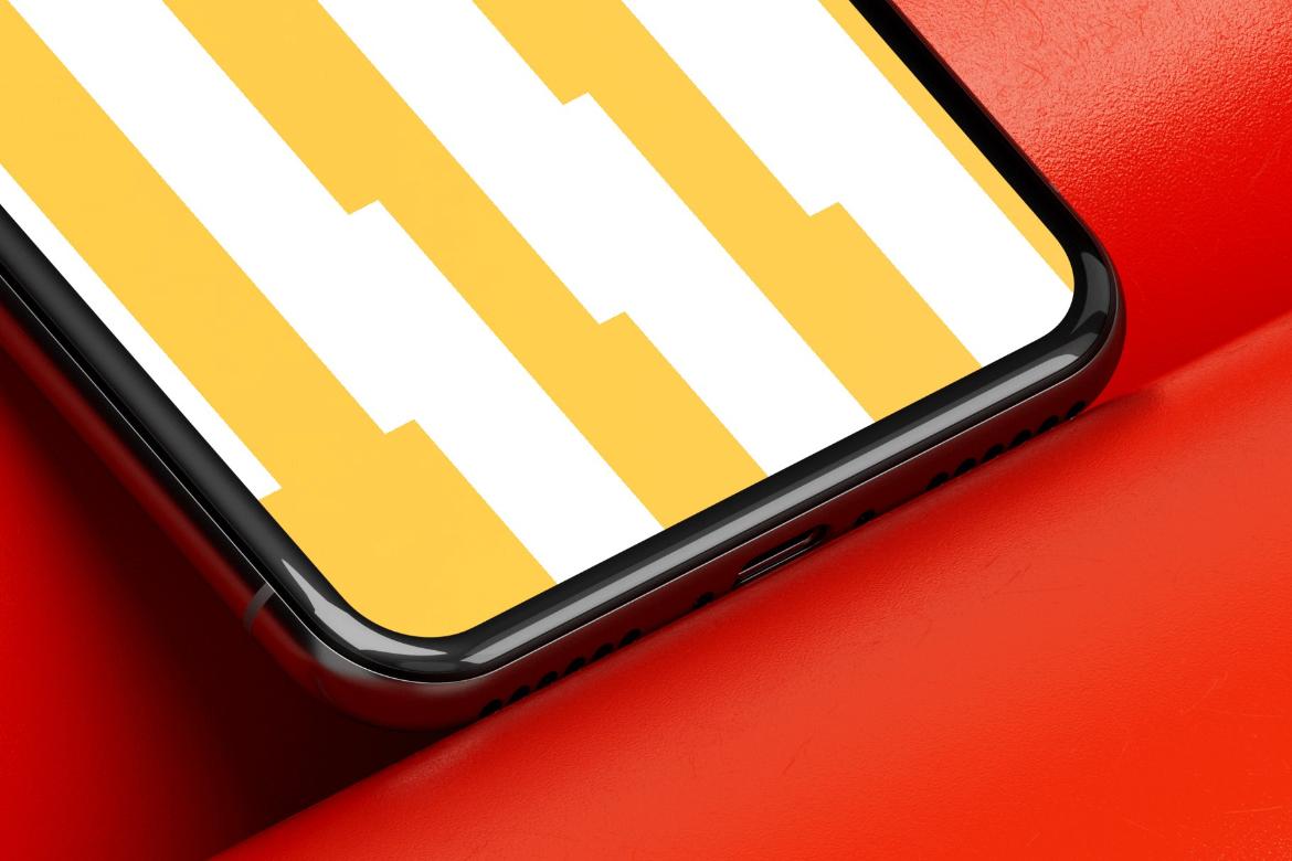 Inflatable iPhone Screen Mockup