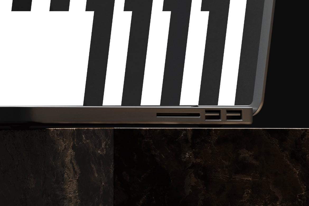 Industrial Laptop Mockup