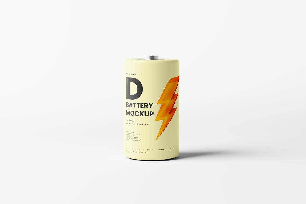 D Battery Mockups