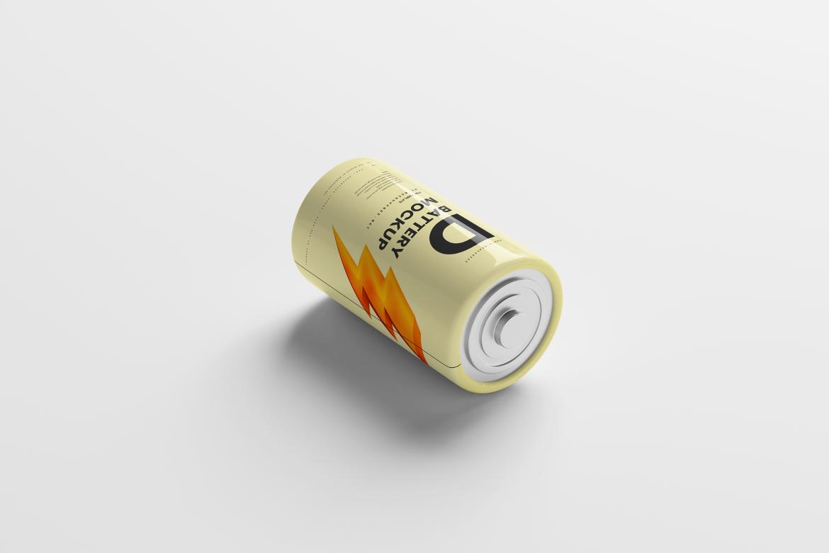 D Battery Mockups