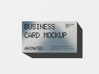 Animated Business Card Mockup