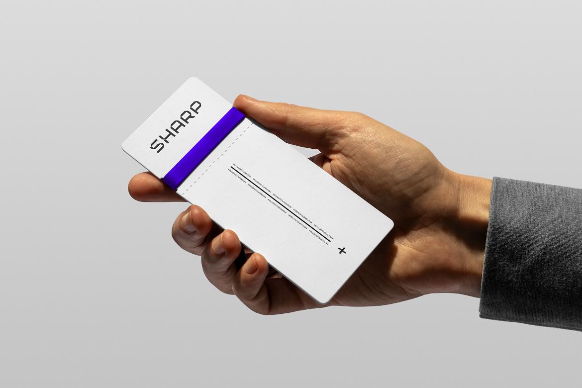 Invitation Ticket Mockup Scene / Sharp Series 02