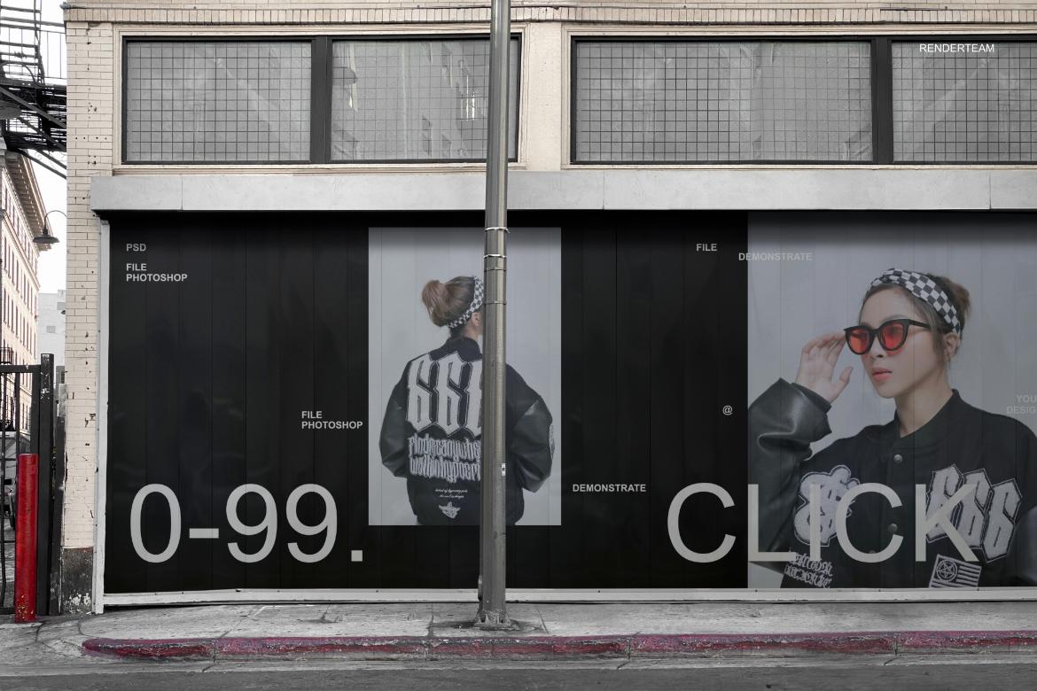 Poster and Billboard Mockup Set