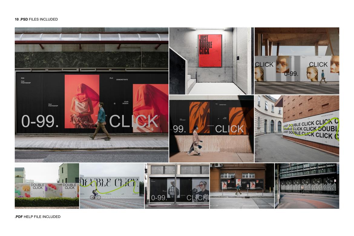 Poster and Billboard Mockup Set
