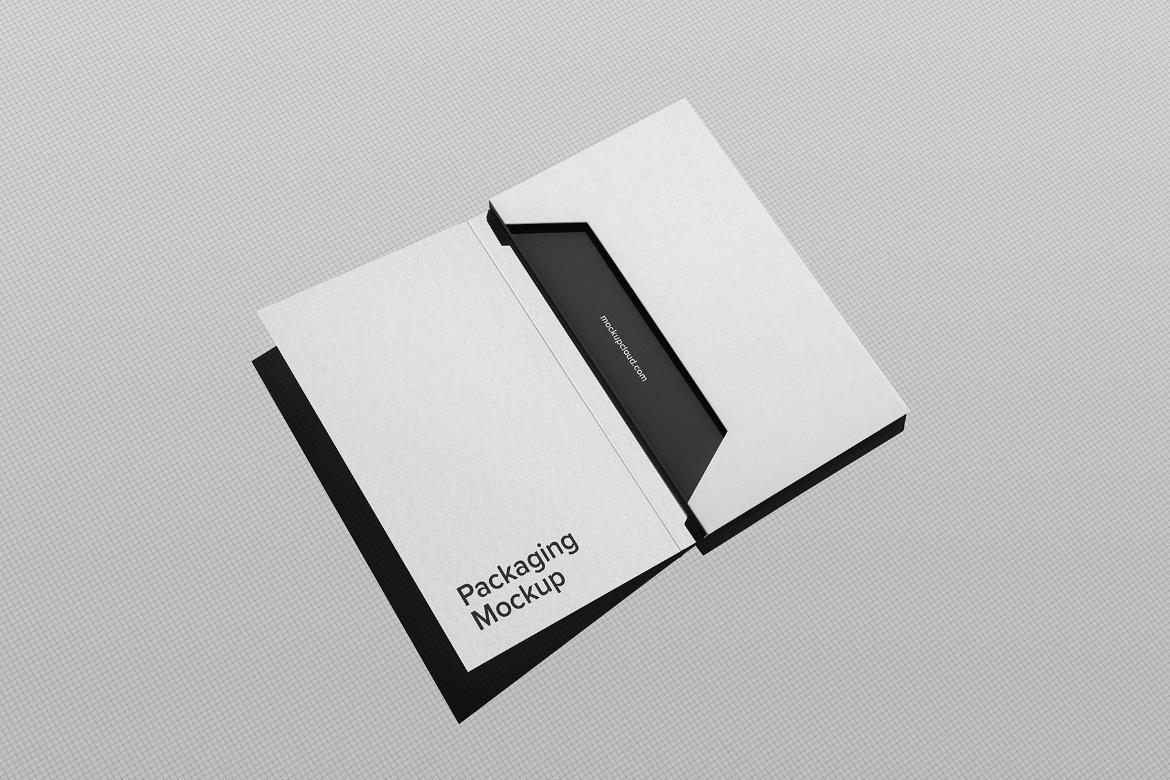 Folder Branding Mockup Scene / Sharp Series