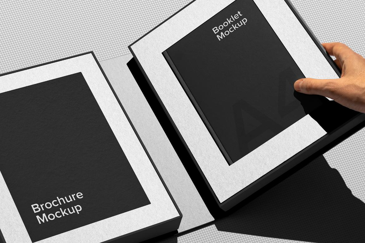 Branding Packaging Mockup Scene / Sharp Series 04