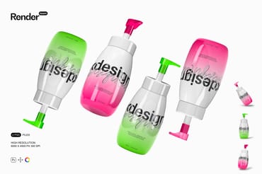 Soap Dispenser Mockup