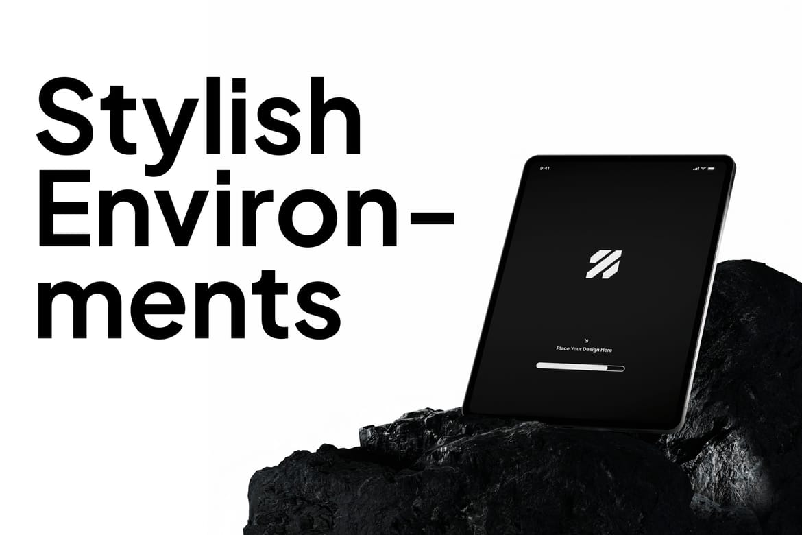 Black Rock iPad Mockups