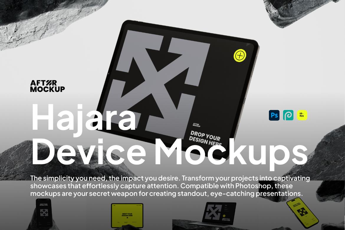 Hajara Device Mockups