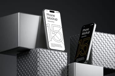 iPhone 15 - App Presentation Mockup