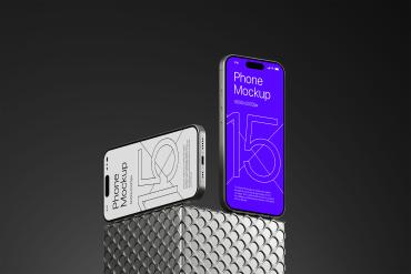 iPhone 15 - App Presentation Mockup