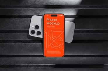 iPhone 15 - App Presentation Mockup