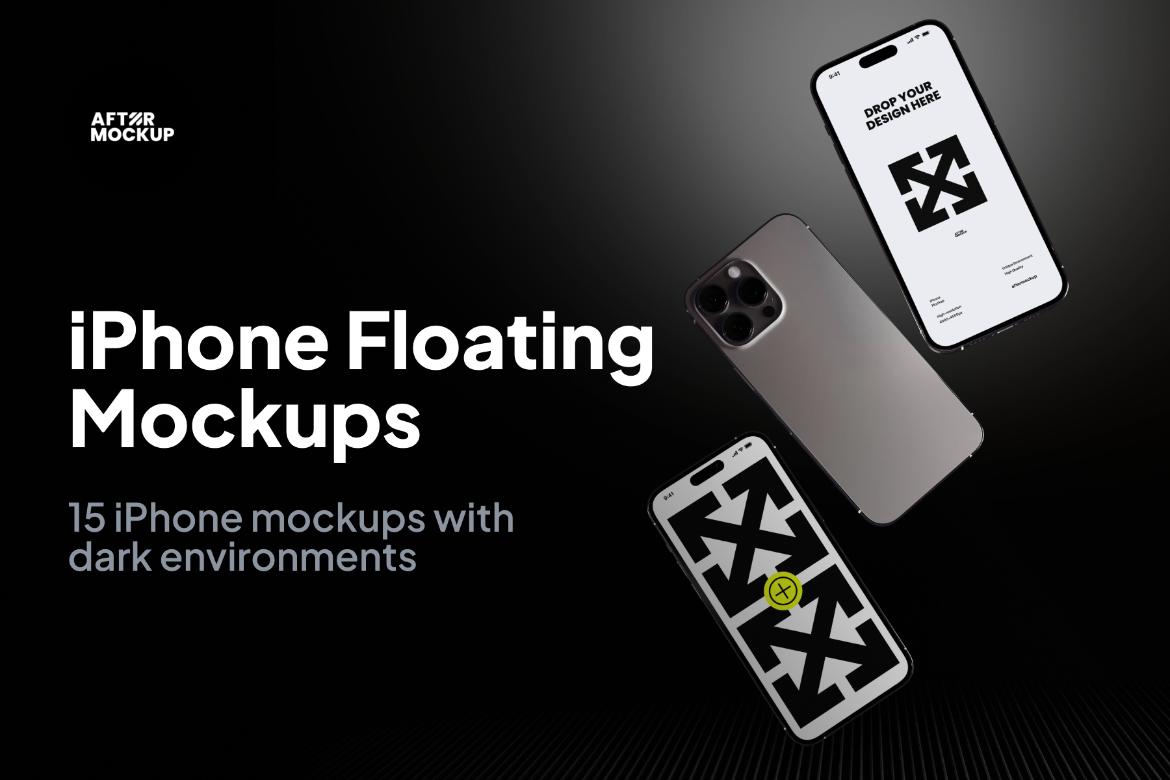 iPhone Floating Mockups