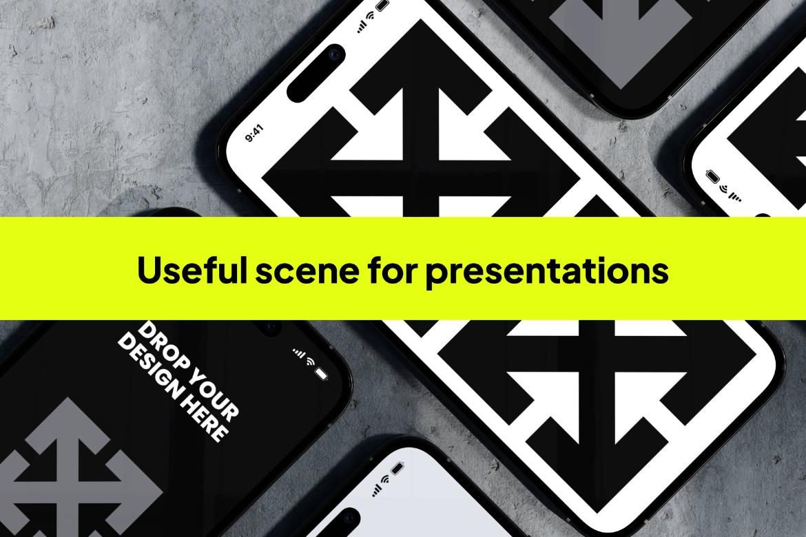 iPhone Concrete Mockups