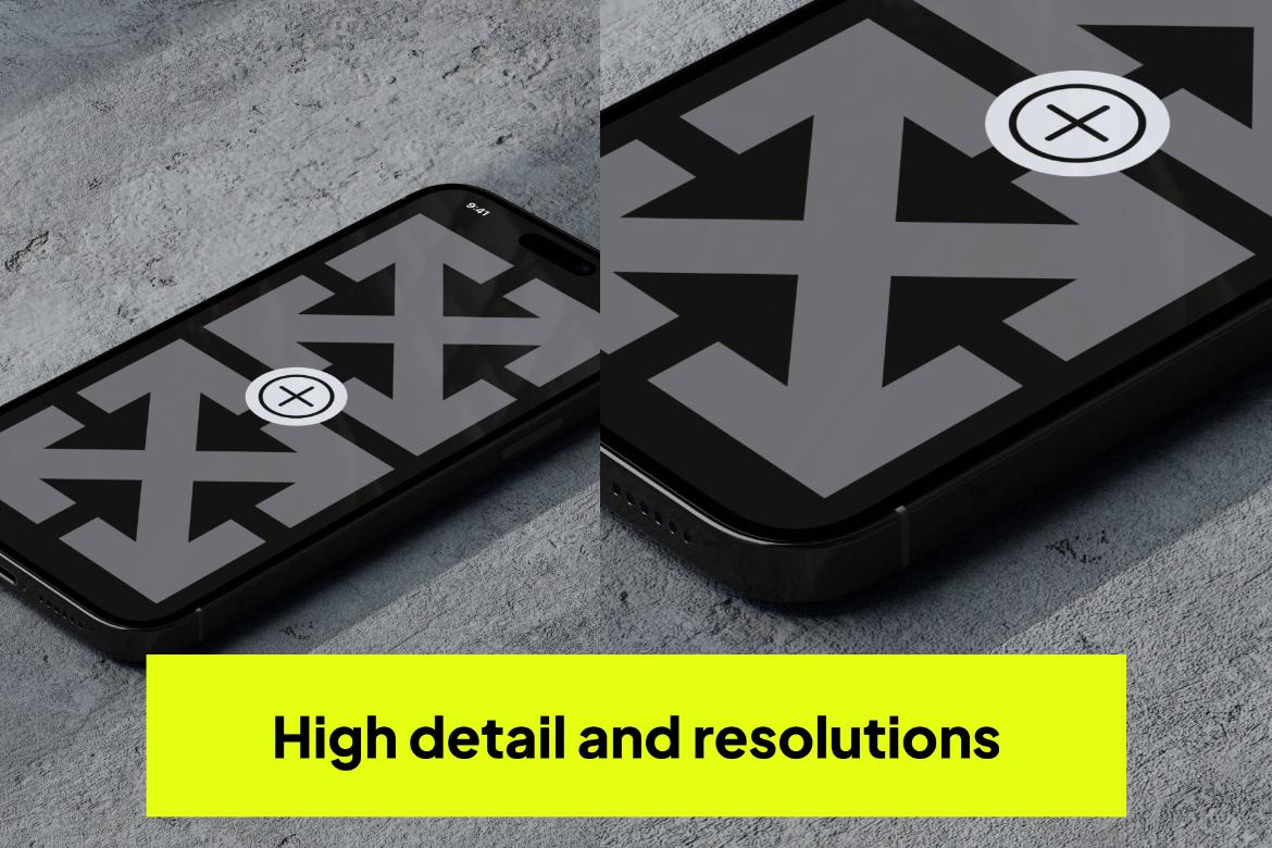 iPhone Concrete Mockups