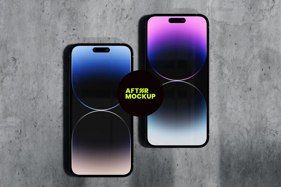iPhone Concrete Mockups