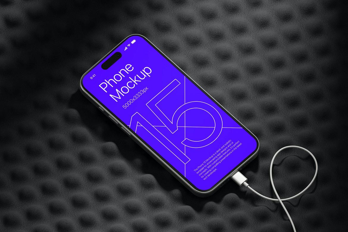 iPhone 15 - App Presentation Mockup