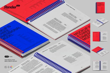 Notepad Mockup Set