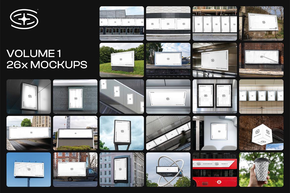 Advertising Outdoor Mockups Vol. 1