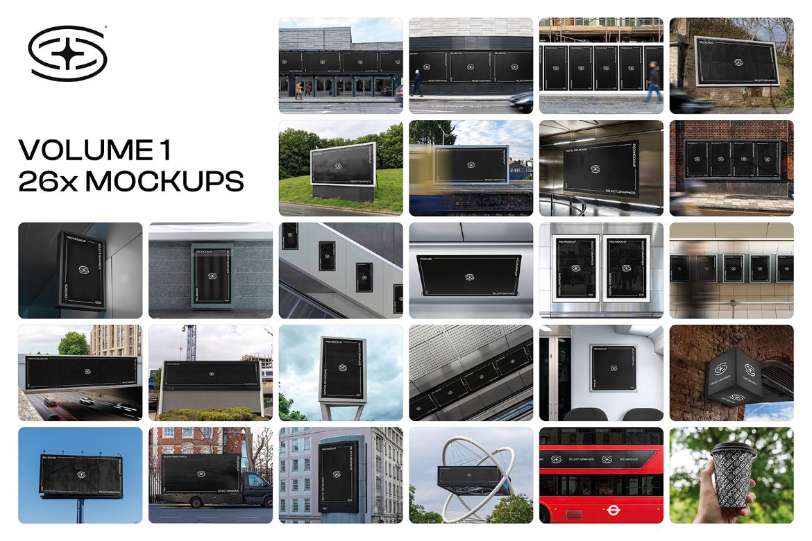 Advertising Outdoor Mockups Vol. 1