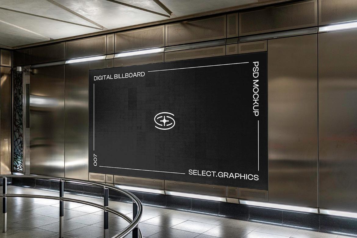 Digital Billboard Mockup 007