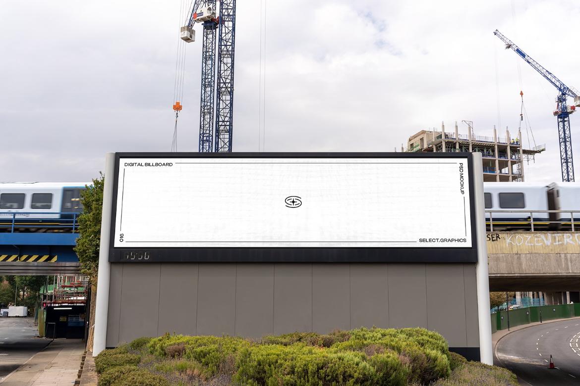 Digital Billboard Mockup 016