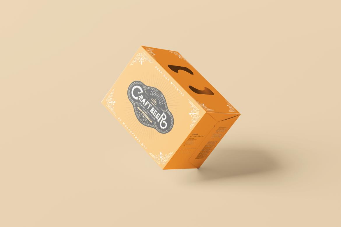 Beer Bottle Box / Carrying Case Mockups