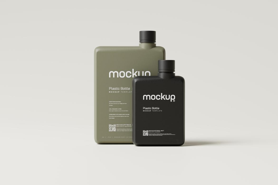Notebook Shaped Water Bottle Mockups