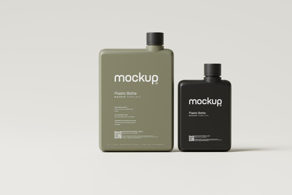 Notebook Shaped Water Bottle Mockups