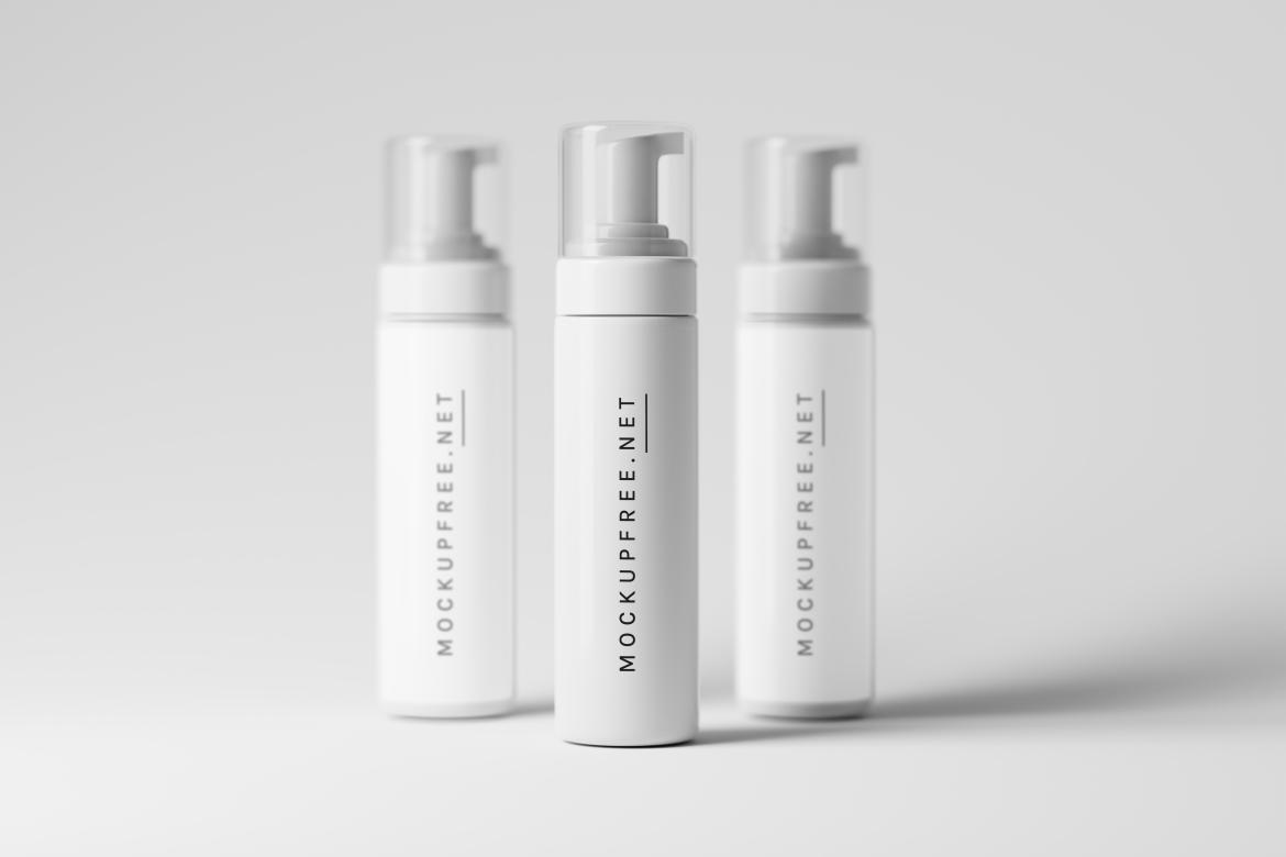 Foam Pump Bottle Mockups